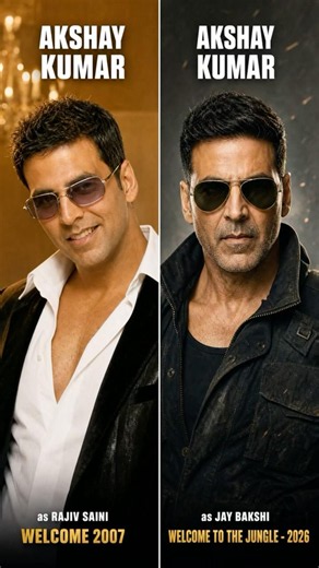 Welcome (2007) vs Welcome to the Jungle (2026)! Cast Then vs Now #welcometothejungle #akshaykumar
