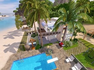 The Sims 3 House Building -Sunlit Beach 17- TheVIPsims contest entry 'DutchSims 3 Master'