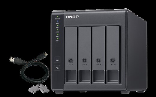 TR-004 | 4 Bay USB Type-C Direct Attached Storage with Hardware RAID