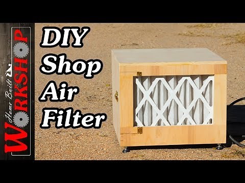 DIY Shop Air Filter (from a furnace blower)