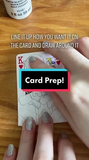 Card Painting Tutorial: Card Prep Process