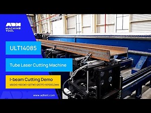 I beam Laser Cutting Demo（450×150×12×25×10700mm）