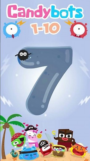 CandyBots 123 Numbers - Learn to Write Numbers from 1 to 10 | CandyBots Games