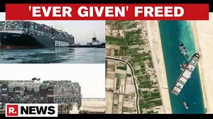 Suez Canal traffic resumes, stranded Ever Given ship 'fully' freed after 6 days Watch more on Republic World ► http://bit.ly/2QoRSt0 | Republic