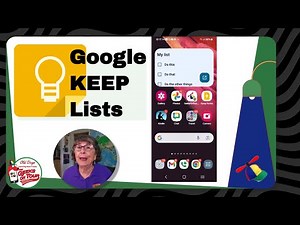 Google Keep Lists - Make a Widget on your Home Screen