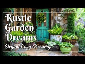 Elegant cottage-style small garden inspiration ✿ Transform your space with luxurious greenery