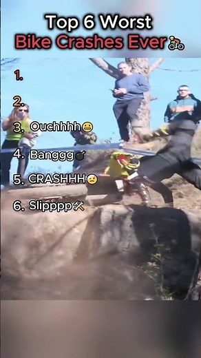Top 6 Worst Bike Crashes Ever 😭