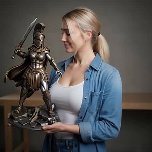 Female Spartan Warrior STL File – Ancient Greek Fighter 3D Printable Model (digital Download) - Etsy