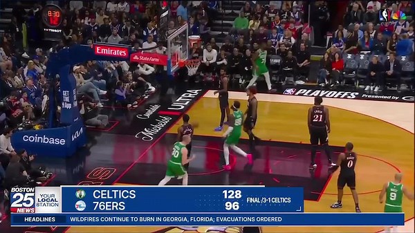 Celtics spoil Embiid’s return to action after appendectomy, beat 76ers to take 3-1 series lead