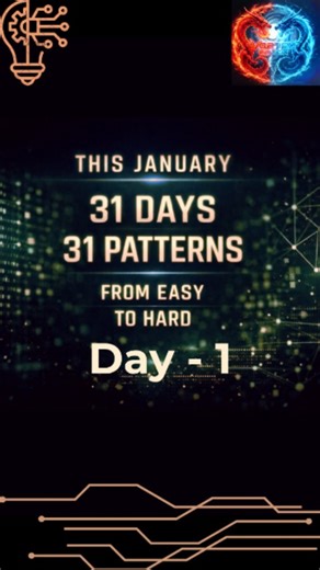 Mr.coder on Instagram: "How would you approach this pattern? Day 1 : Right Half Pyramid Patterns are not about loops. They’re about understanding rows and formulas. Comment your code !! . . . . . #day1 #python #patterns #program #vortexcoder"