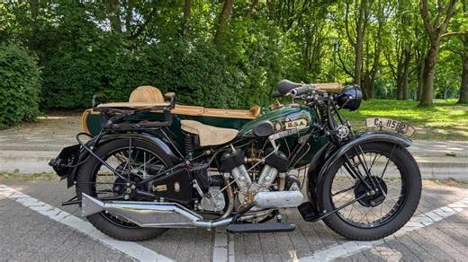 1930 BSA G30-15 Green Manual, 3 speed Right Hand Drive in...