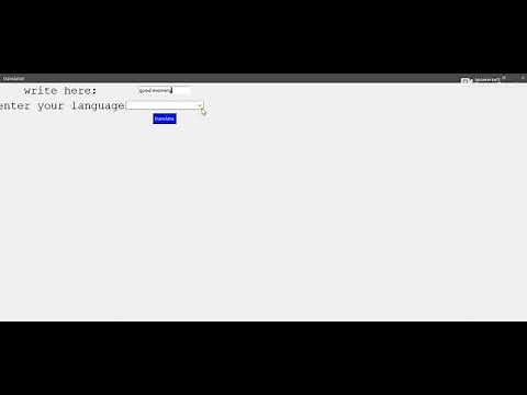 Translator using python(using tkinter package) in jupyter notebook