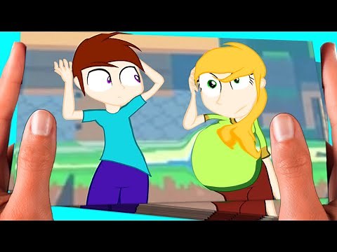 Alex is pregnant - Minecraft anime flipbook