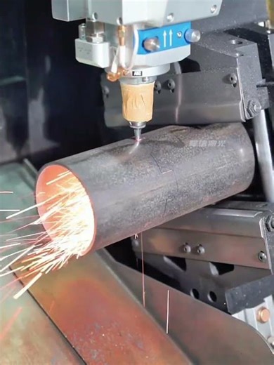 Is this truly zero-gap? No drawing required, zero error, high precision. #lasertubecuttingmachine