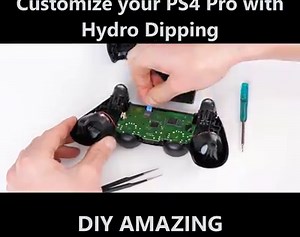 14K views · 56 reactions | Customize your PS4 Pro with Hydro Dipping | DIY Amazing | The Q | Facebook