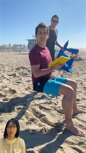 My brother is sitting without a chair #shorts