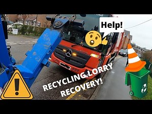 UK RECYCLING BIN LORRY RECOVERY! BIN-ESS AS USUAL!