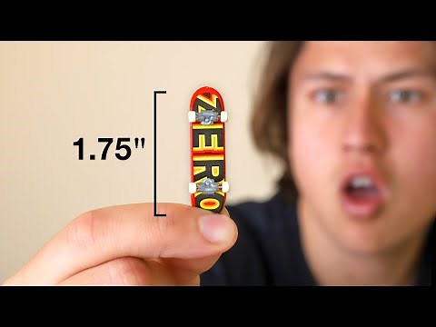 WORLD'S SMALLEST FINGERBOARD!