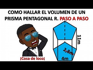VOLUMEN DE UN PRISMA PENTAGONAL REGULAR-FORMULA