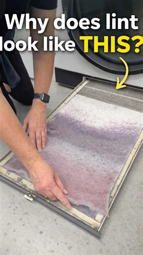 Why Does Lint Look Like This? #lint #asmr #laundromat #clean #cleaning #satisfying
