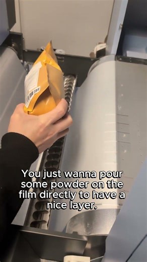 How to Use DTF Powder #dtfprinting #smallbusiness #printing #apparelproduction #hack #howto