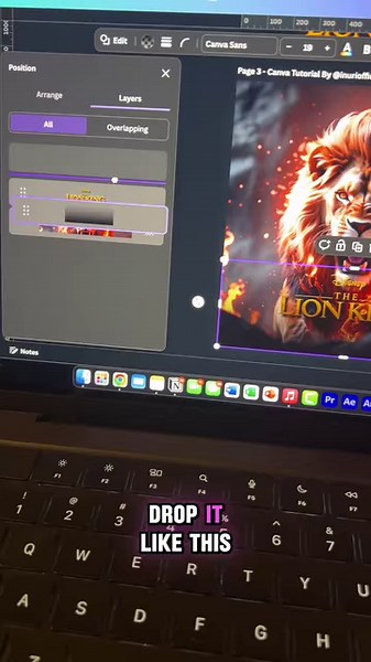 42K views · 846 reactions | Canva Tutorial: How to Make Text Stand...