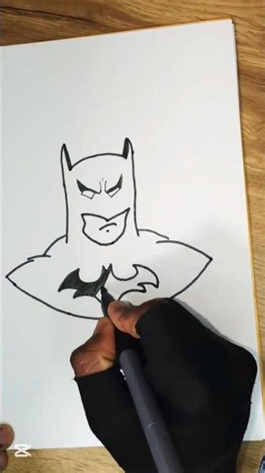 how to draw batman with pencil#drawing #art #batman