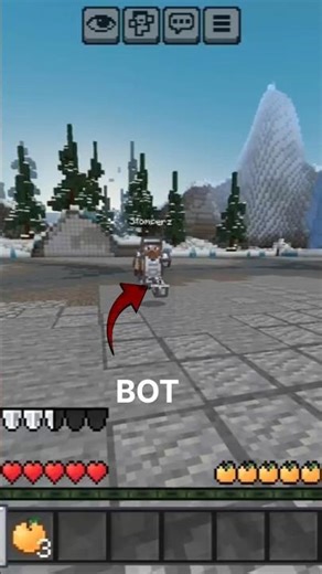practice with minecraft bot #shorts #viral #minecraft #minecraftshort #minecraft