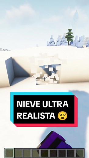 Nieve Ultra Realista en Minecraft con Snow Real Magic