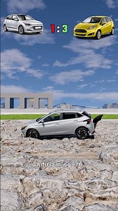 Hyundai i20 🆚 Ford Fiesta 🚗💥 – Speed & Crash Test in BeamNG.drive!