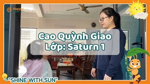 🌟 ENGLISH CONTEST - SHINE WITH SUN 2025 - Thí sinh SBD 10: Cao Quỳnh Giao – Lớp Saturn 1 - Trường Mầm non Happy Sun - Bài dự thi: Yes please - Little Ant ---------------------------------------- 💛 𝑪𝒂̉𝒎 𝒏𝒉𝒂̣̂𝒏 𝒄𝒖̉𝒂 𝒎𝒆̣ 𝒗𝒆̂̀ 𝒉𝒂̀𝒏𝒉 𝒕𝒓𝒊̀𝒏𝒉 𝒉𝒐̣𝒄 𝒕𝒊𝒆̂́𝒏𝒈 𝑨𝒏𝒉 𝒄𝒖̉𝒂 𝒄𝒐𝒏 Quỳnh Giao, công chúa nhỏ của ba mẹ! Nhìn con lớn lên từng ngày dưới mái trường mầm non Happy Sun, ba mẹ cảm nhận rõ hành trình trưởng thành thật đẹp của con. Từ một em bé còn bỡ ngỡ, con đã trở n