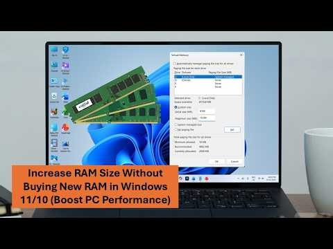 How to Increase RAM Size Without Buying New RAM in Windows 11/10 (Boost PC Performance)