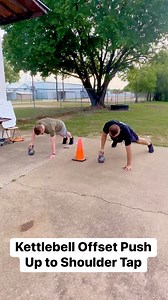 Step up your game with this push up variation that works your upperbody & core. #beastcamptraining #lawenforcementtraining #fitforduty #movementismedicine #dothework #nobitchfibers #pushupvariations #coreworkout #kettlebell | Beast Camp Training