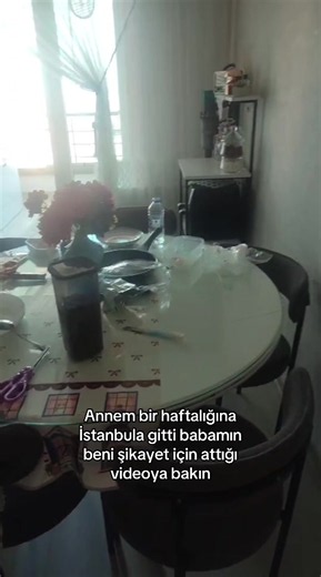 Baba aramızda halledebilirdik baba (Arklar aramızda gülücektik sadece bu yorumlar neee benim babam 50 yaşında ve Anadolu çocuğu doğal olarak ataerkil bir yapıya sahip çoğumuzun ebeveyninde olduğu gibi bu düzenin değişmesi için evde gerekli çabaları veriyorum zaten ama bir anda değişmiyor bu tür sıkıntılar ayrıca akşam o mutfağı ben dağıtmıştım yani benim toplamam gerekiyordu babamda çok ponçik bir insandır kırıcı yorumlarınızı kendinize saklayın please