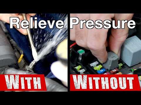 How to: Depressurize a Fuel Line 🔧 2 Easy Methods