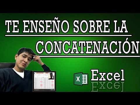 COMO APRENDER A CONCATENAR FÁCIL Y RÁPIDO - EXCEL 2024