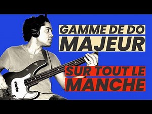 Mastering the C major scale across the entire neck of the bass guitar.