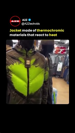 This Jacket Changes Color with Your Body Heat