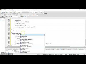 Implementation of Linked List using Header Node