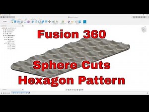 Concave Hexagon Pattern or September 2021 Challenge in Fusion 360 Solution