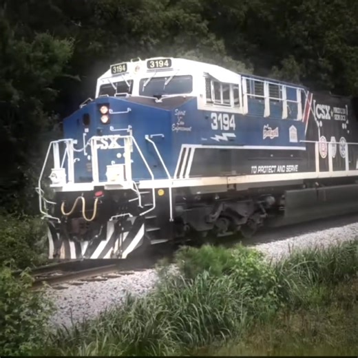 CSX ES44AH 3194 Honoring Our Law Enforcement #csx3194 #csxpolice #trainedit