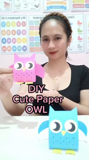 How to make paper Owl | Cute paper owl crafts 🦉 #diy #papercraft #papertoys #tutorial #diyreels #reels #reelsfb #reelsviral #tutorialreels #fbreelsvideo #reels2023 #reelsvideo #fbreels #reelit | Tonyang