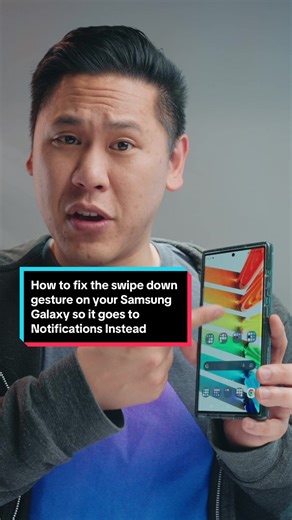 One of the weird things about Samsung Galaxy phones is how swipe gestures operate. By default, a swipe down and swipe up gesture leads to the app drawer. Here's how to fix it so the swipe-down gesture reduces your notification shade instead! #samsunggalaxy #galaxys23ultra #samsunggalaxys23ultra #android #tipsandtricks #androidtips #androidtricks