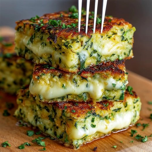 Healthy Zucchini Crust Grilled Cheese Squares Ingredients: 2 medium zucchinis, grated (about 2 cups) 1 teaspoon salt 1 cup shredded mozzarella cheese 1/2 cup grated Parmesan cheese 1 large egg 1 teaspoon garlic powder ..... Full Recipe in Coʍmеոτ 💬 | Magical Garden