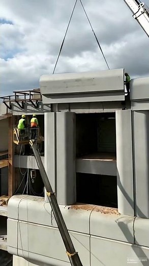 How are GRC facade panels installed? #architecture #facadedesign #grc #uhpc #construction