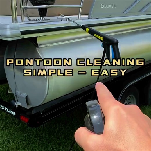 I’ve never seen a pontoon boat clear up that clean. Rust and mineral stains don’t just look bad, but they can damage your stuff over time. Acid Machine Clean attacks the toughest buildup yet stays safe on coated surfaces. Go to www.13supplies.com or click the link on this post to check it out. | 13 Supplies
