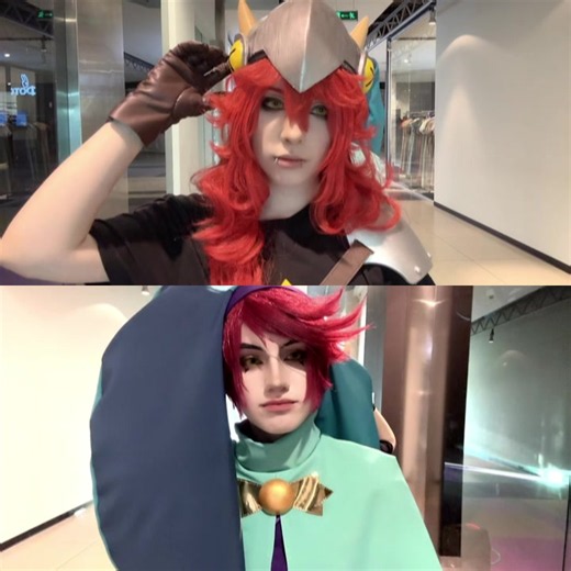 Chester cosplay as Yuki: DraChester Brawl Stars showcase