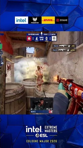B site was LOCKED DOWN! NertZ with the ACE #ace #esl #colognemajor #cs2