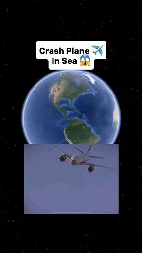 Sunken AirPlane ✈️ Caught On Google Earth #shorts #googleearth