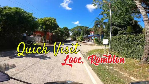 Quick visit 🏍 Looc, Tablas Island Romblon | Migo Motovlog